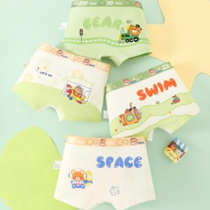4-pieces-of-multi-color-straight-leg-boys-underwear-cartoon-car-and-bear-printed-boys-four-cornered-underwear-casual-sports-underwear-for-boys