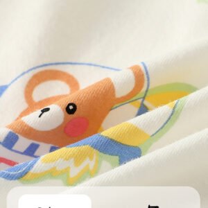 4 pieces of multi color straight leg boys' underwear, cartoon little bear boy style four cornered underwear (复制)