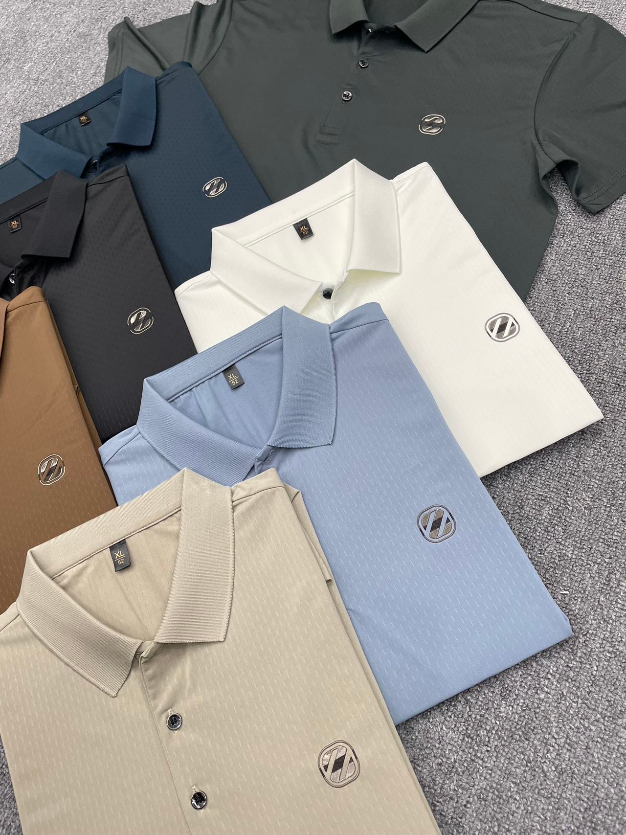 men solid color polo shirt short sleeve daily casual wear men solid color polo shirt short sleeve daily casual wear