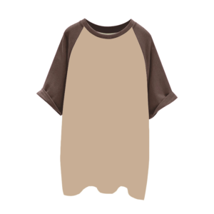 blank front contrast sleeve kids t shirt, custom artwork printing service (复制)
