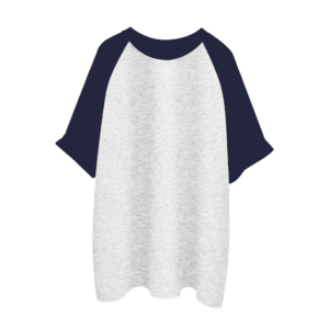blank front contrast sleeve kids t shirt, custom artwork printing service (复制)