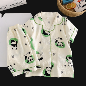 custom logo oem odm children summer loungewear set soft cloud cotton teen girls boys pajamas