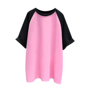 blank front contrast sleeve kids t shirt, custom artwork printing service (复制)