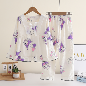cartoon-print-children-lapel-open-front-sleepwear-set-kids-lapel-pajama-set-cute-graphic-print-long-pants