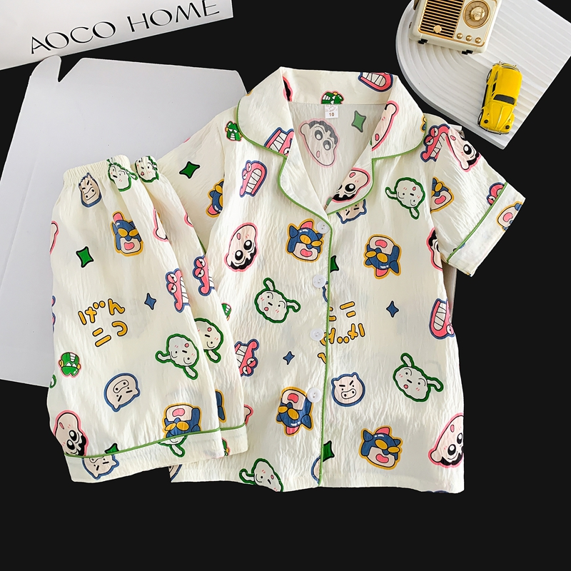 oem custom logo kids summer homewear soft cloud cotton short sleeve pajamas for children (复制) oem custom logo kids summer homewear soft cloud cotton short sleeve pajamas for children (复制)