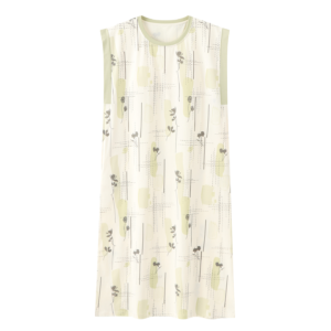 summer modal homewear dress breathable sleeveless tank nightgown