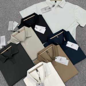 classic solid color men polo shirt comfortable daily office wear polo (复制)
