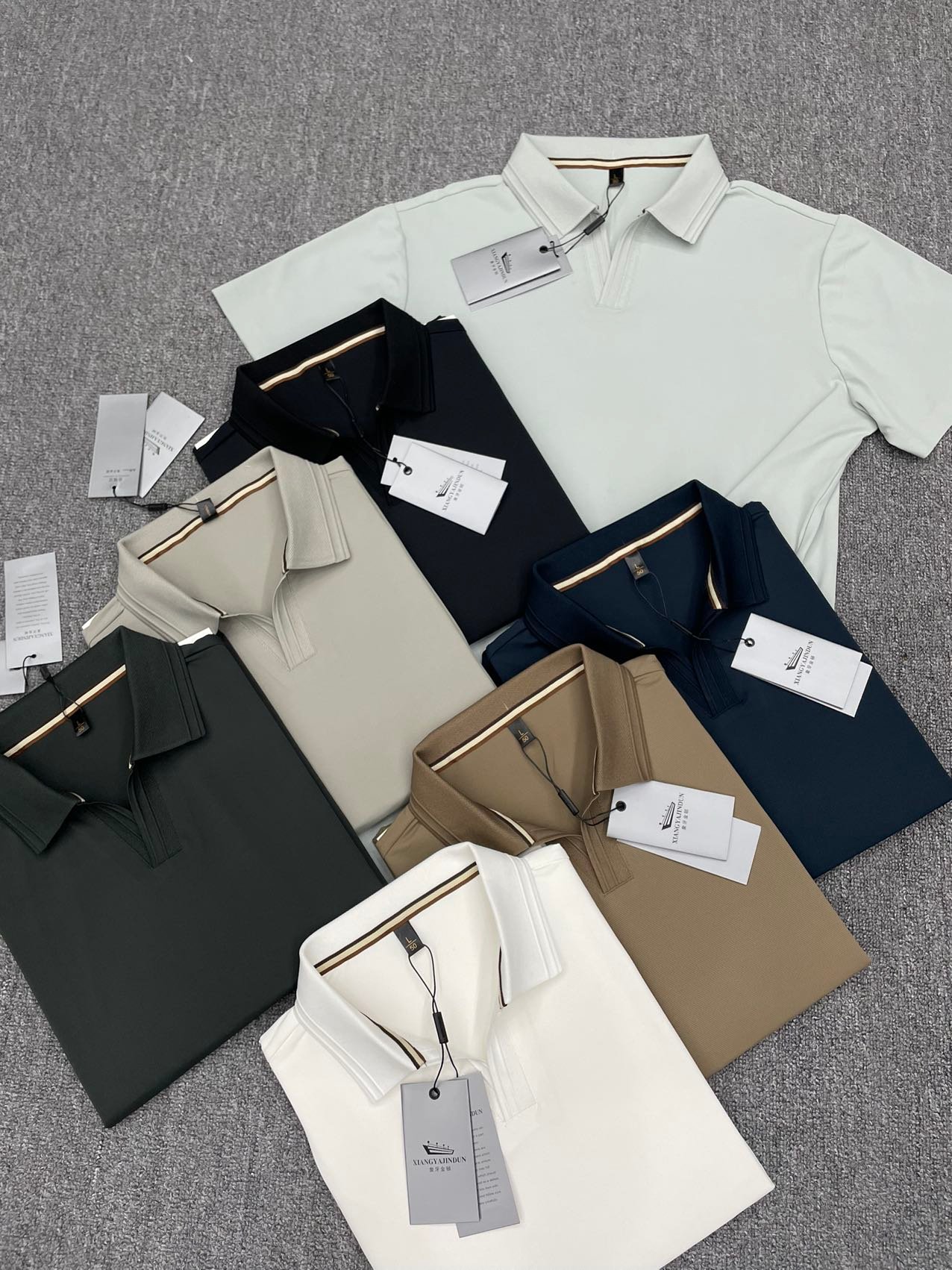 classic solid color men polo shirt comfortable daily office wear polo (复制) classic solid color men polo shirt comfortable daily office wear polo (复制)