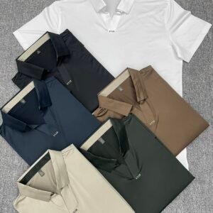 elegant gentleman polo shirt custom tone color oem odm dating party men polo tops (复制)