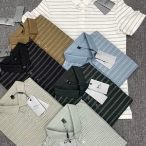 custom hem design polo shirts various hem styles oem odm daily commute men polo (复制)