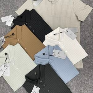 custom men polo shirt oem odm service multi color size customizable casual short sleeve polo tops