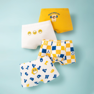 kids underwear bulk factory boys cotton boxer briefs (复制)