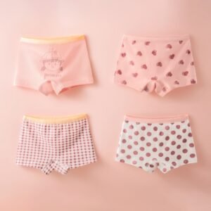 odm kids’ panties – factory direct supply cute girls’ underwear – cartoon & fun prints