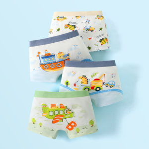 boys cotton boxer briefs custom logo manufacturer (复制)